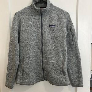 Patagonia Better Sweater Fleece Jacket - Size M - birch white